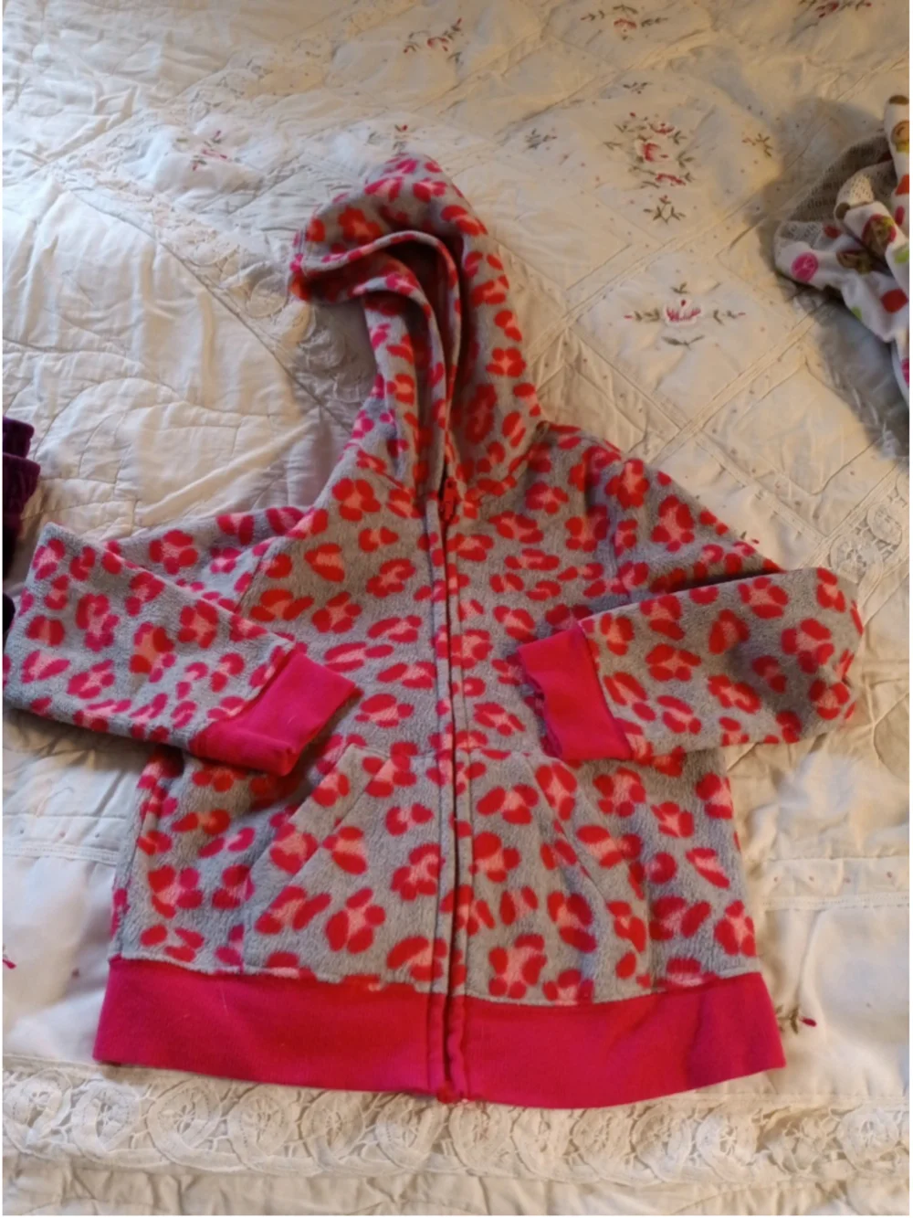 Girls clothing bundle sizes 4-6 footed fleece pj, hoodie, swimsuit, pant set